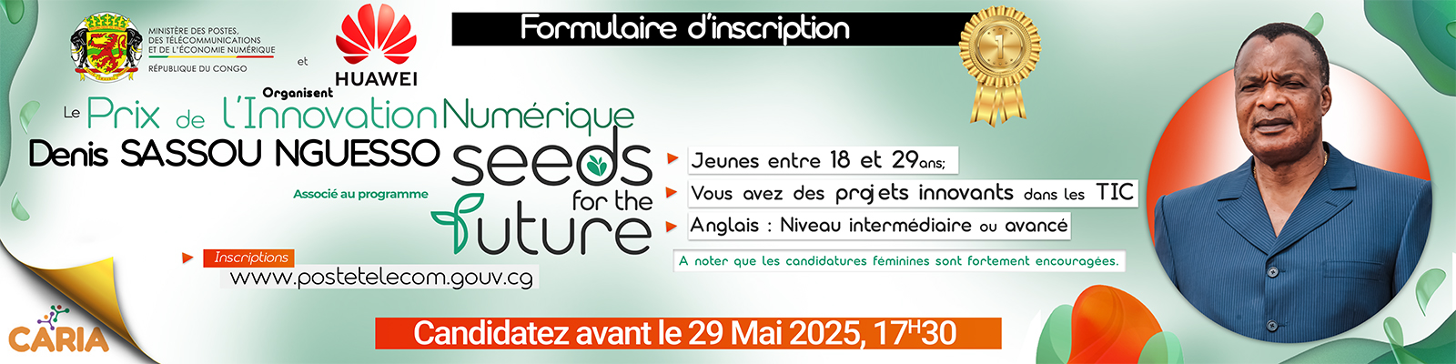 Formulaire seeds for the futur 2025
